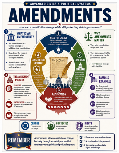 Amendments I Global Society I Infographic