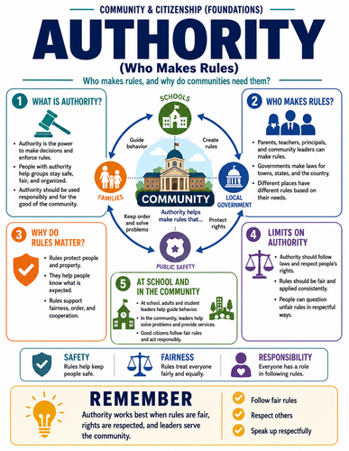 Authority I Global Society I Infographic