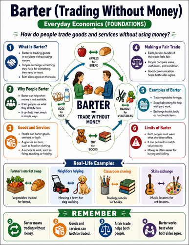 Barter I Global Society I Infographic