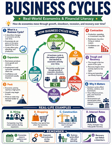 Business Cycles I Global Society I Infographic