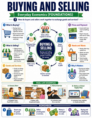 Buying and Selling I Global Society I Infographic