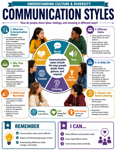 Communication Styles I Global Society I Infographic