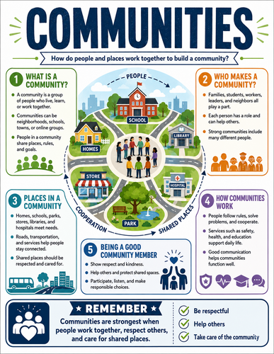 Communities I Global Society I Infographic
