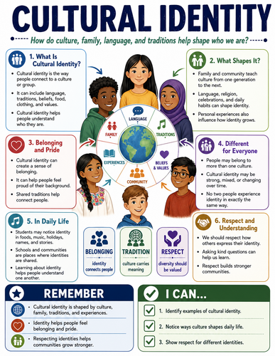 Cultural Identity I Global Society I Infographic