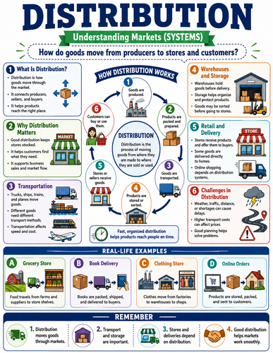 Distribution I Global Society I Infographic
