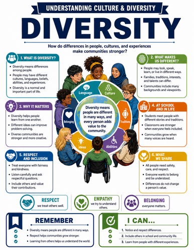 Diversity I Global Society I Infographic
