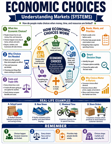 Economic Choices I Global Society I Infographic