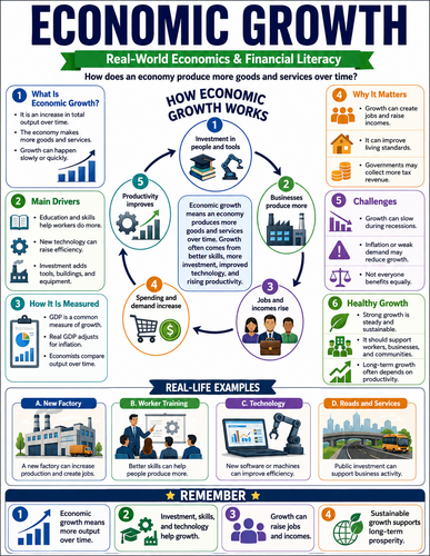 Economic Growth I Global Society I Infographic