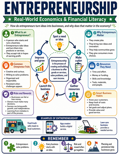 Entrepreneurship I Global Society I Infographic
