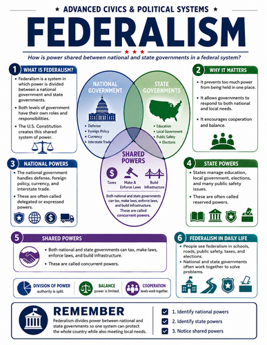 Federalism I Global Society I Infographic