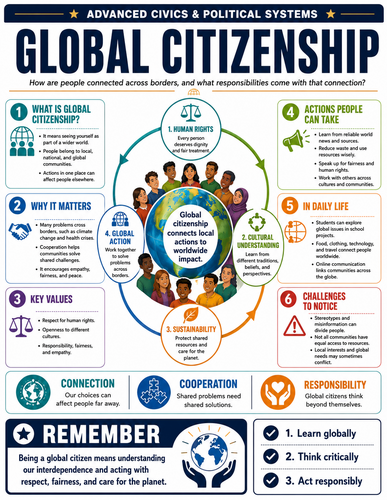 Global Citizenship I Global Society I Infographic
