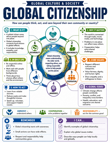 Global Citizenship_corrected I Global Society I Infographic