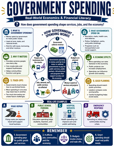 Government Spending I Global Society I Infographic