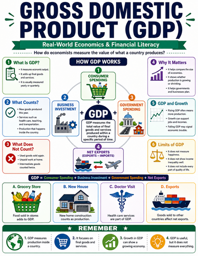 Gross Domestic Product I Global Society I Infographic