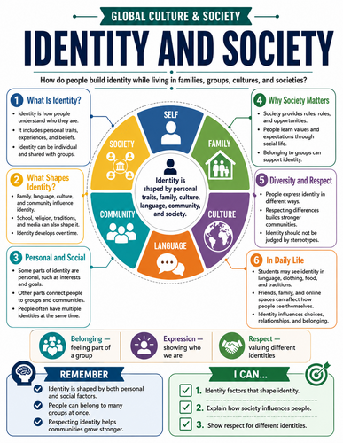Identity and Society I Global Society I Infographic
