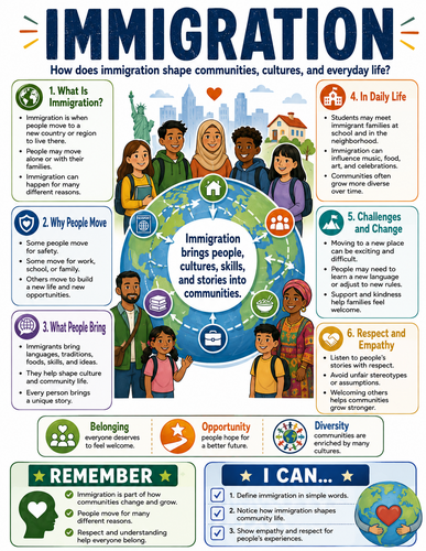 Immigration I Global Society I Infographic