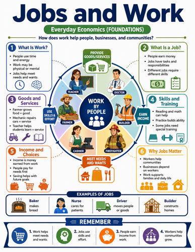 Jobs and Work I Global Society I Infographic