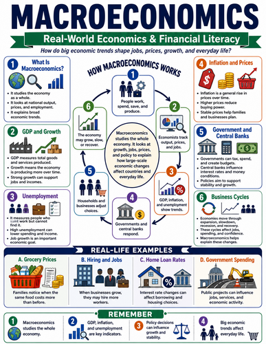 Macroeconomics I Global Society I Infographic