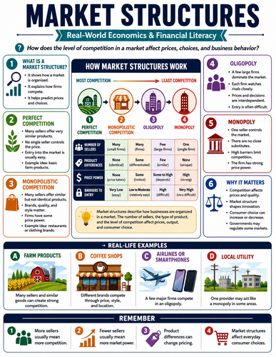 Market Structures I Global Society I Infographic