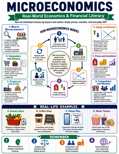 Microeconomics I Global Society I Infographic