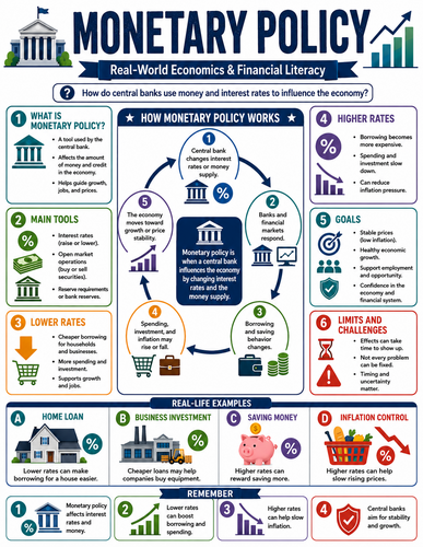 Monetary Policy I Global Society I Infographic