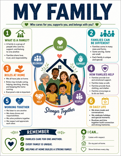 My Family I Global Society I Infographic