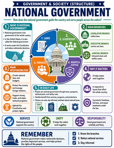 National Government I Global Society I Infographic