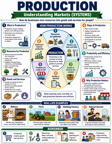 Production I Global Society I Infographic