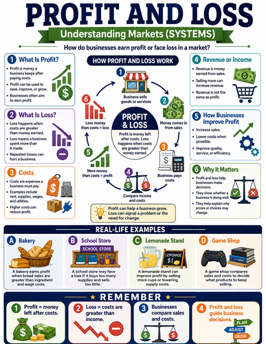 Profit and Loss I Global Society I Infographic