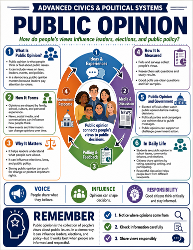 Public Opinion I Global Society I Infographic