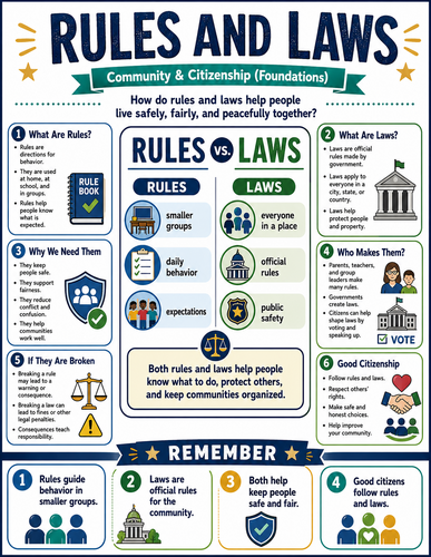 Rules and Laws I Global Society I Infographic