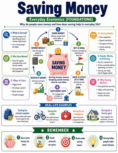 Saving Money I Global Society I Infographic