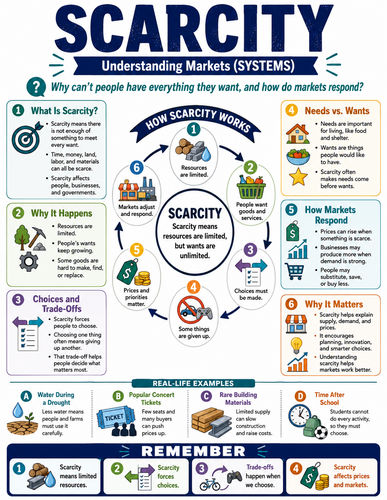 Scarcity I Global Society I Infographic
