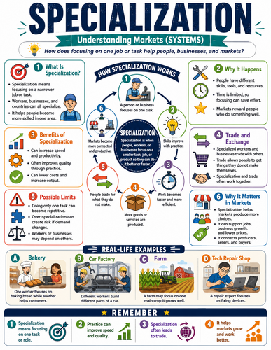 Specialization I Global Society I Infographic