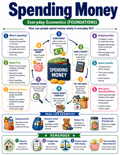 Spending Money I Global Society I Infographic