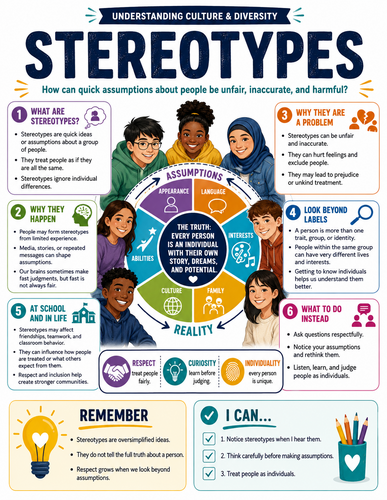 Stereotypes I Global Society I Infographic
