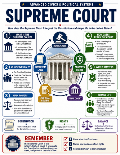 Supreme Court I Global Society I Infographic
