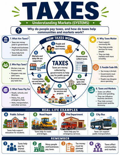 Taxes I Global Society I Infographic