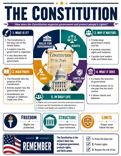 The Constitution I Global Society I Infographic