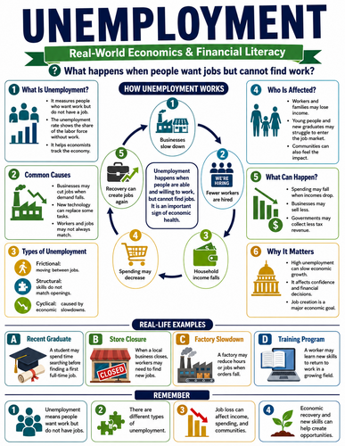 Unemployment I Global Society I Infographic