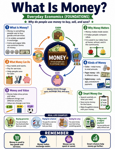 What is Money I Global Society I Infographic