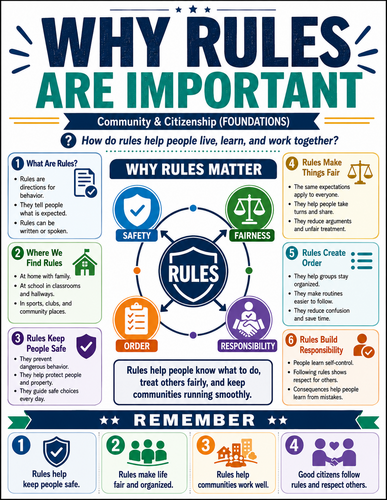 Why Rules Are Important I Global Society I Infographic