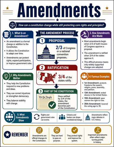 Amendments I Infographic