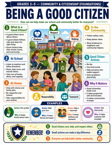 Being a Good Citizen I Infographic