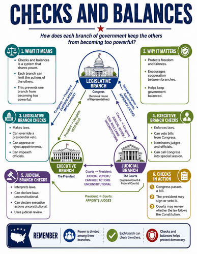 Checks and Balances I Infographic
