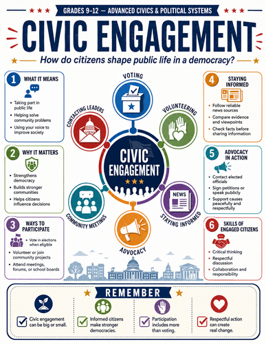 Civic Engagement I Infographic