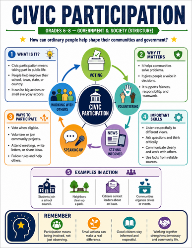 Civic Participation I Infographic