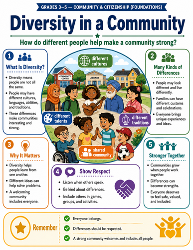 Diversity in a Community I Infographic