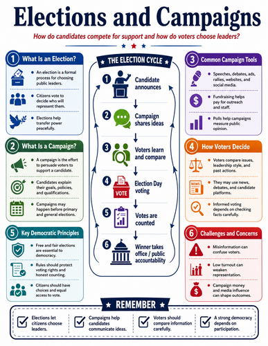 Elections and Campaigns I Infographic