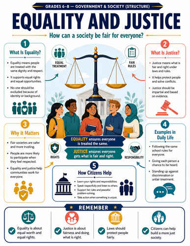 Equality and Justice I Infographic